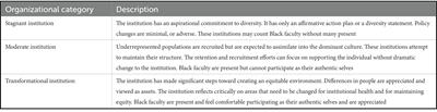 Mixed reviews on diversity initiatives: toward an institutional change model for Black faculty in engineering and computing